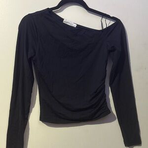 Elegant Black Long Sleeve Top